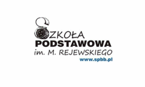 Logo Szkoły Podstawowej im. Mariana Rejewskiego w Białych Błotach